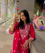 Rayon Embroidery Kurti