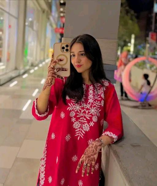 Rayon Embroidery Kurti