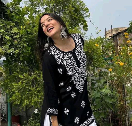 Rayon Embroidery Kurti
