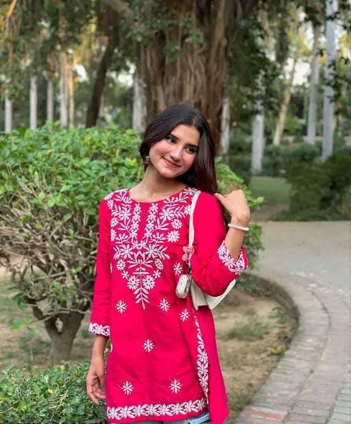 Rayon Embroidery Kurti