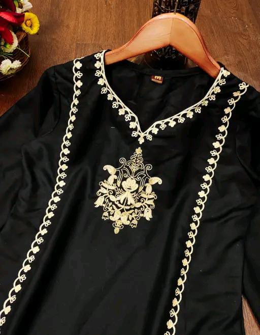 Rayon Embroidery Kurti