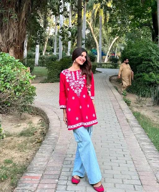 Rayon Embroidery Kurti