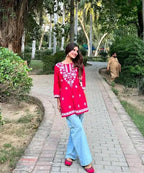 Rayon Embroidery Kurti