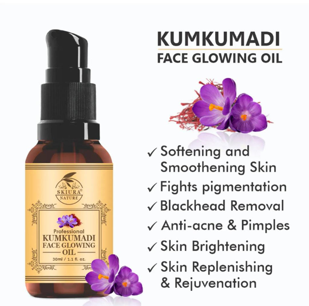 Skiura Nature. Kumkumadi Face Glowing Oil | 30ml