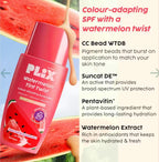 Plix. Watermelon Tint Twist-Color Adapting Sunscreen