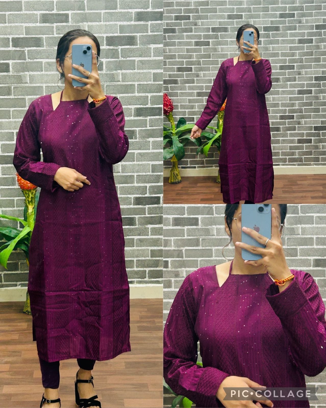 Premium Roman Silk Kurtis