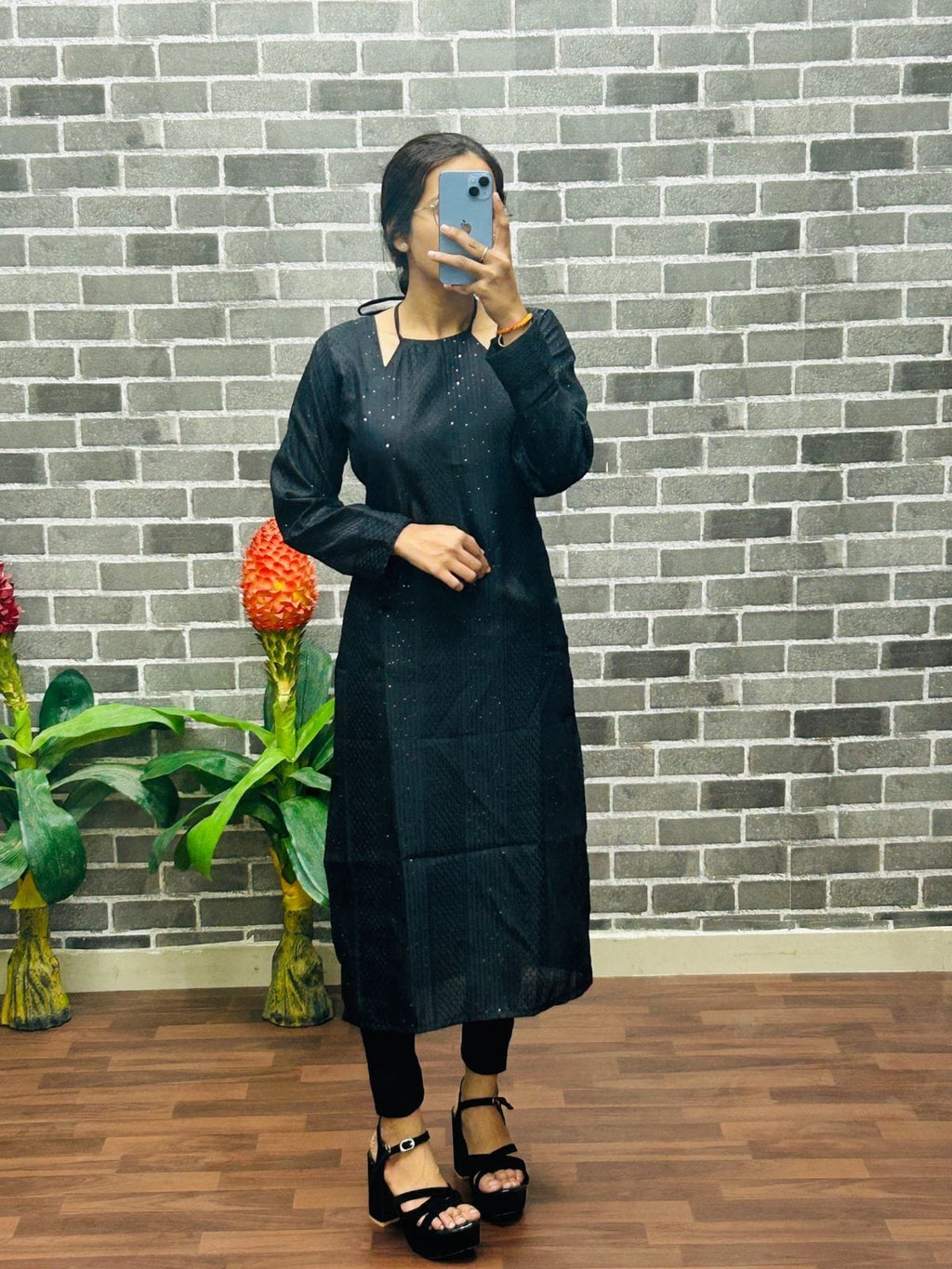 Premium Roman Silk Kurtis