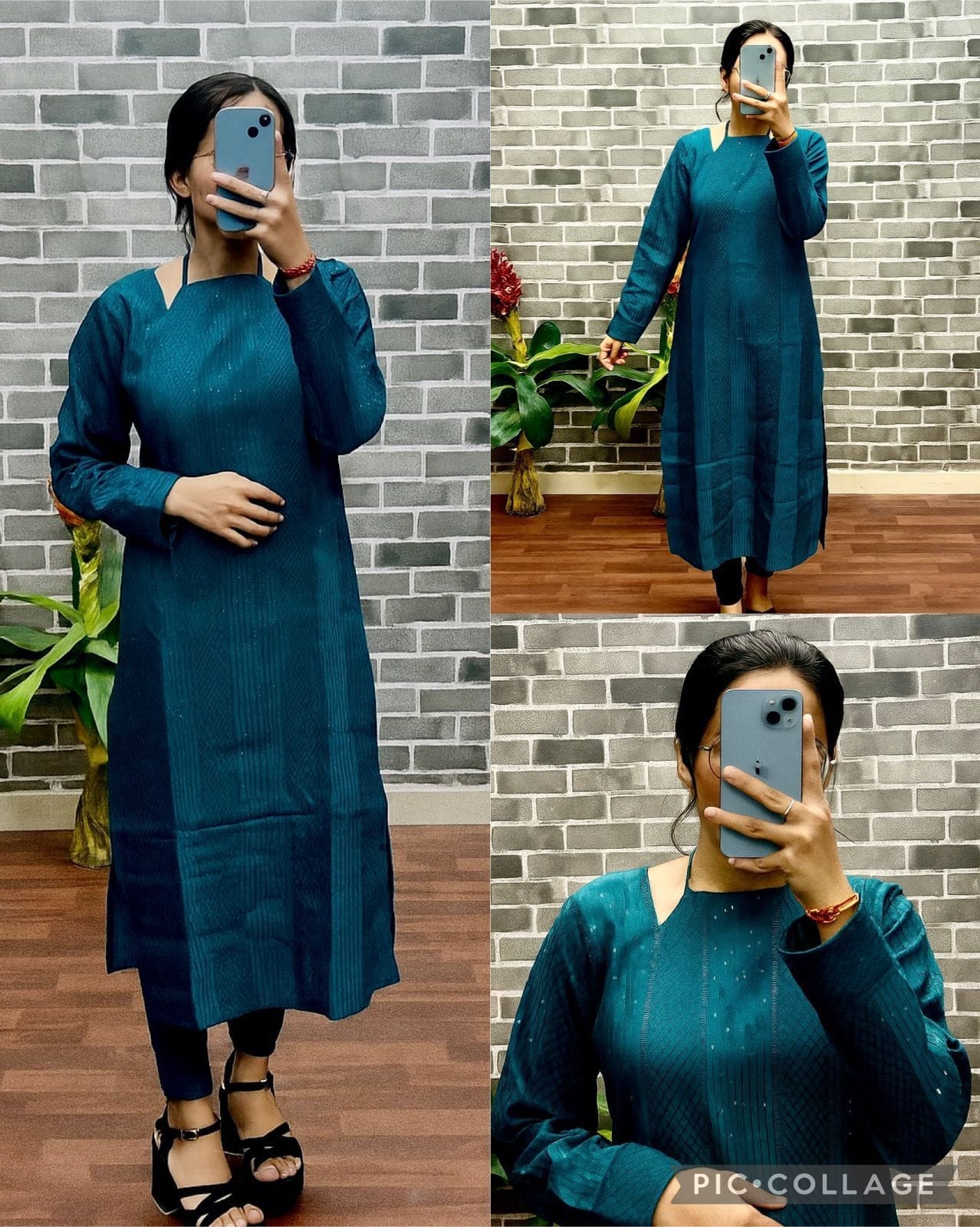 Premium Roman Silk Kurtis