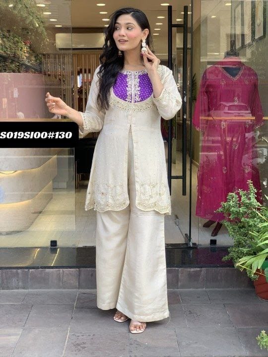 Roman Silk Kurti Set - Tradition Meets Luxury