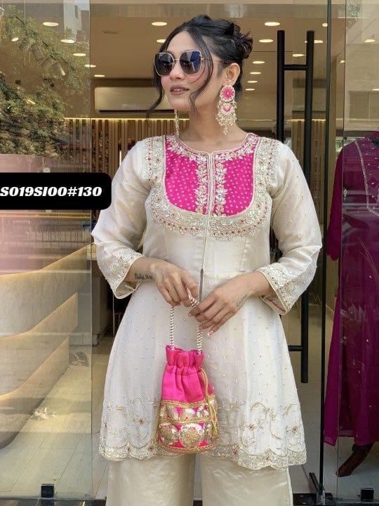 Roman Silk Kurti Set - Tradition Meets Luxury