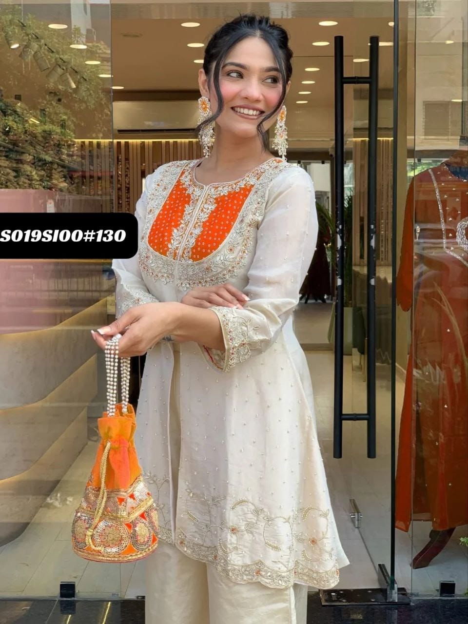 Roman Silk Kurti Set - Tradition Meets Luxury