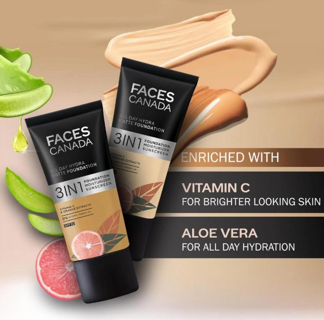 3 In 1 All Day Hydra Matte Foundation Absolute Ivory 012 | 25ml
