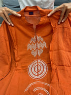 Pure Mul Cotton Top & Pant With Dupatta Set