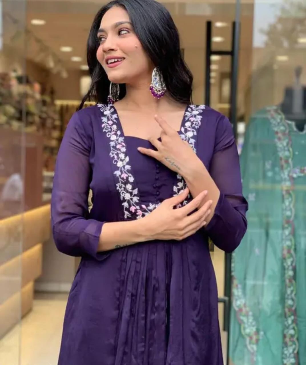 Women's Rayon Kurti Pant With Dupatta