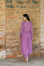 Aliya Cut Floral Embroidery Kurta Pant Set