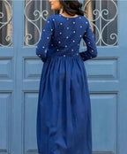 Aliya Cut Floral Embroidery Kurta Pant Set