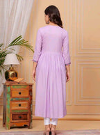 Breathable Rayon Kurtis with three-quarter sleeves