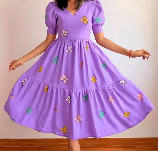 Butterfly Printed Rayon Kurtis