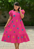 Butterfly Printed Rayon Kurtis