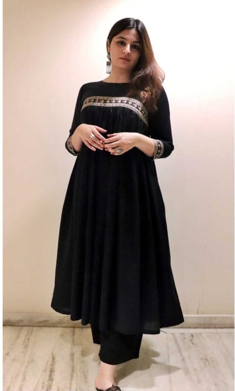 Women Cotton Rayon Kurta Pant Set
