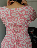 Puhi Rayon Printed Slit-Cut Kurti