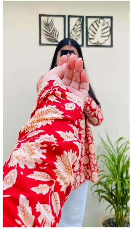 Cotton Printed Short Kurti