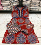 Rayon Kurti Set with Dupatta & Bottomwear
