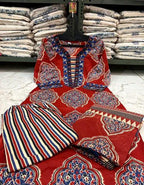 Rayon Kurti Set with Dupatta & Bottomwear