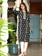 Printed cotton Straight Kurta