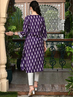 Printed cotton Straight Kurta