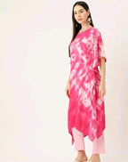 Aishani Graceful Crepe Kurti Paradise Pink