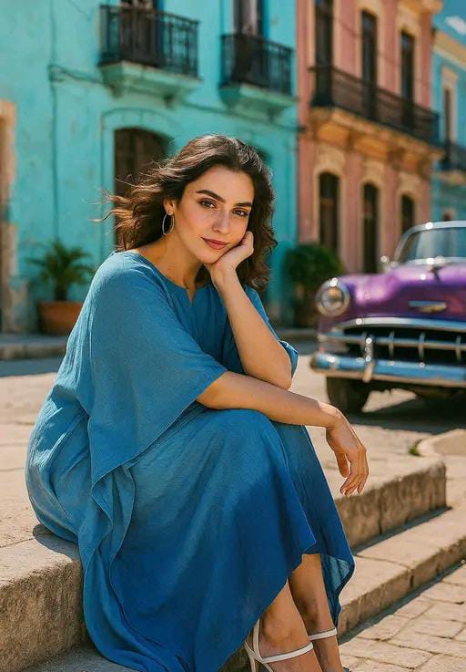 Aishani Graceful Crepe Kurti Teal Blue