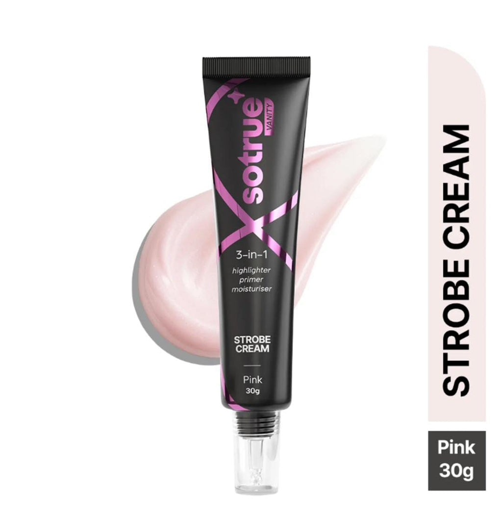 Sotrue. Pink. Strobe Illuminating Cream + Moisturizer with Hyaluronic Acid | 30g