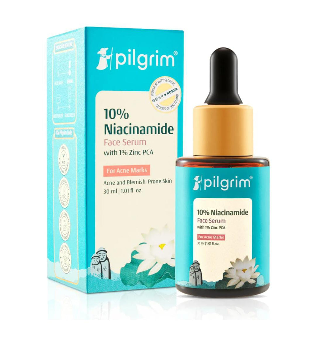 Pilgrim. 10% Niacinamide Face Serum For Acne Marks | 30ml | #PS189