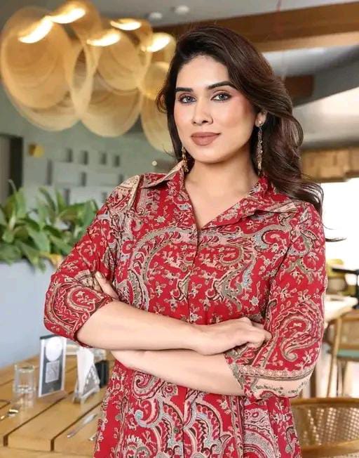 Cotton Women Kurti With Bottomwear #196