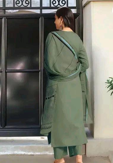 Adrika Dupatta Set Rayon A-Line Suit #197