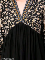 Aakarsha Voguish Embroidered Rayon Kurtis #207