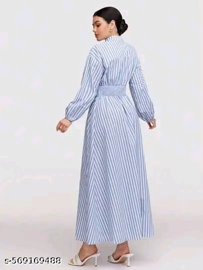 Classy Graceful Women Cotton Dresses #208