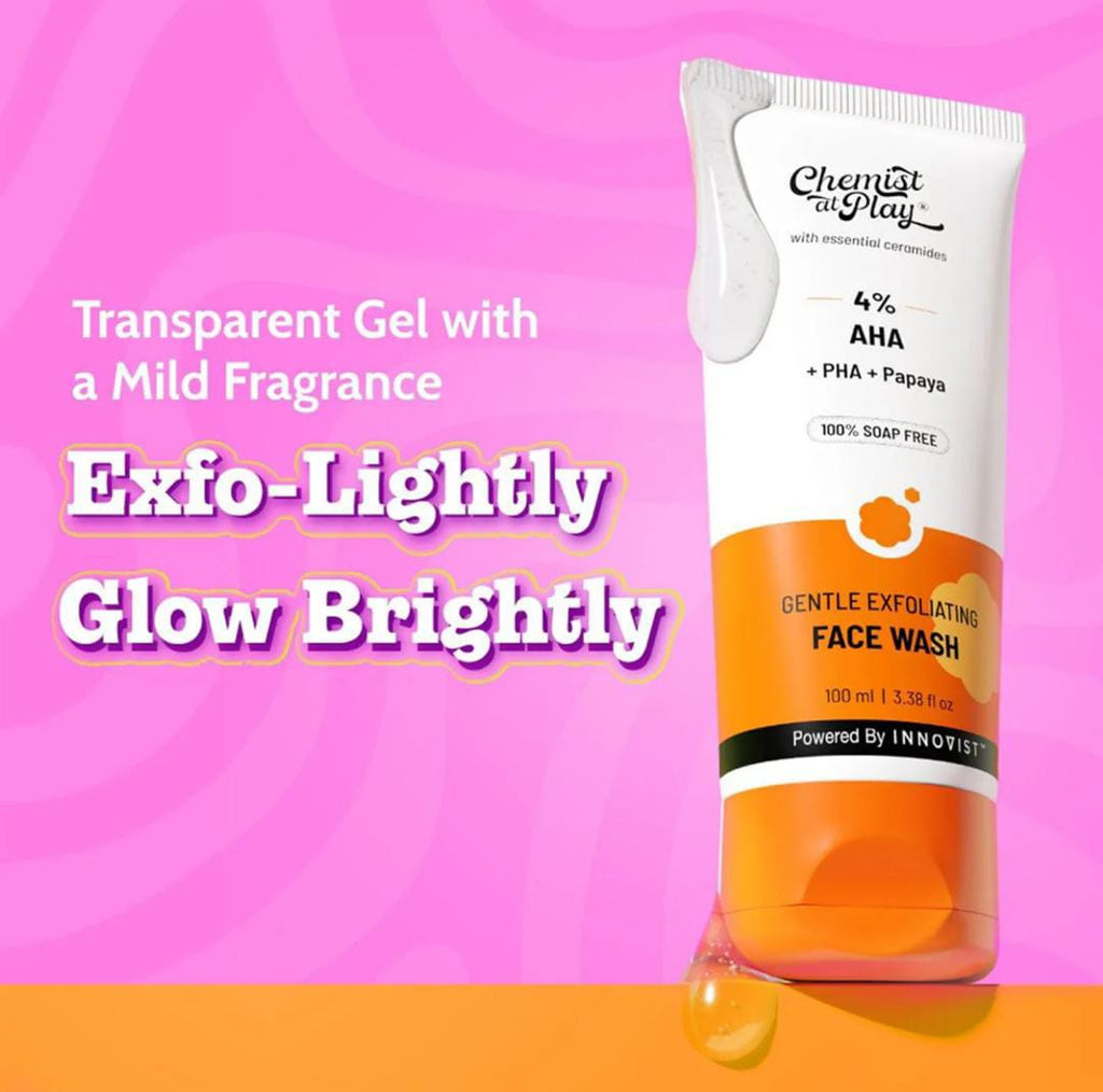 Chemist At Play. Gentle Exfoliating Face Wash Instant Glow Gently Exfoliates, Reveals Brighter Skin | 100ml #216