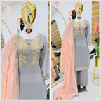 Designer Party Top • Palazzo • Dupatta Set #217