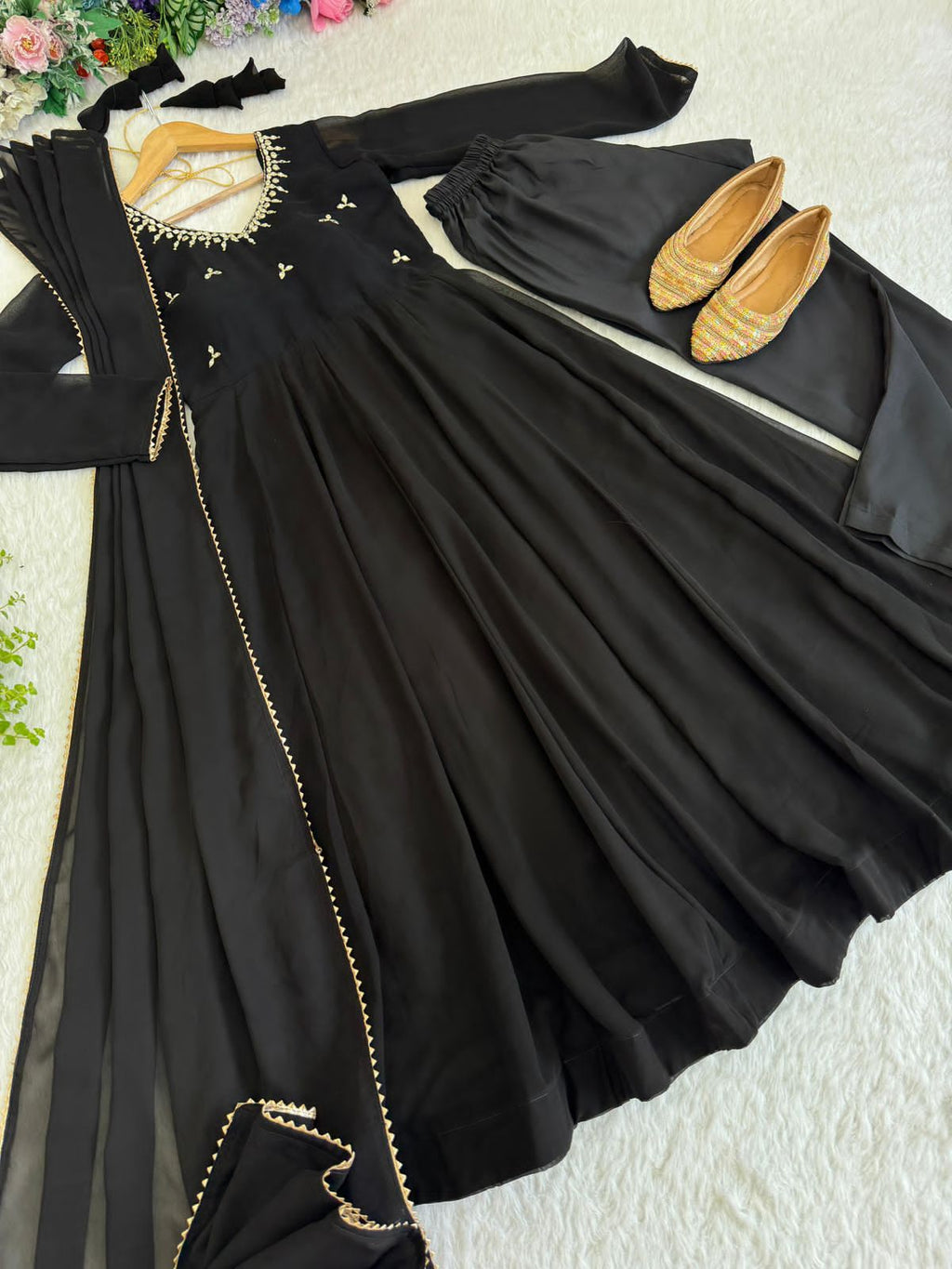 New Designer Party Top + Palazzo & Dupatta Set #218