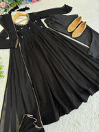 New Designer Party Top + Palazzo & Dupatta Set #218