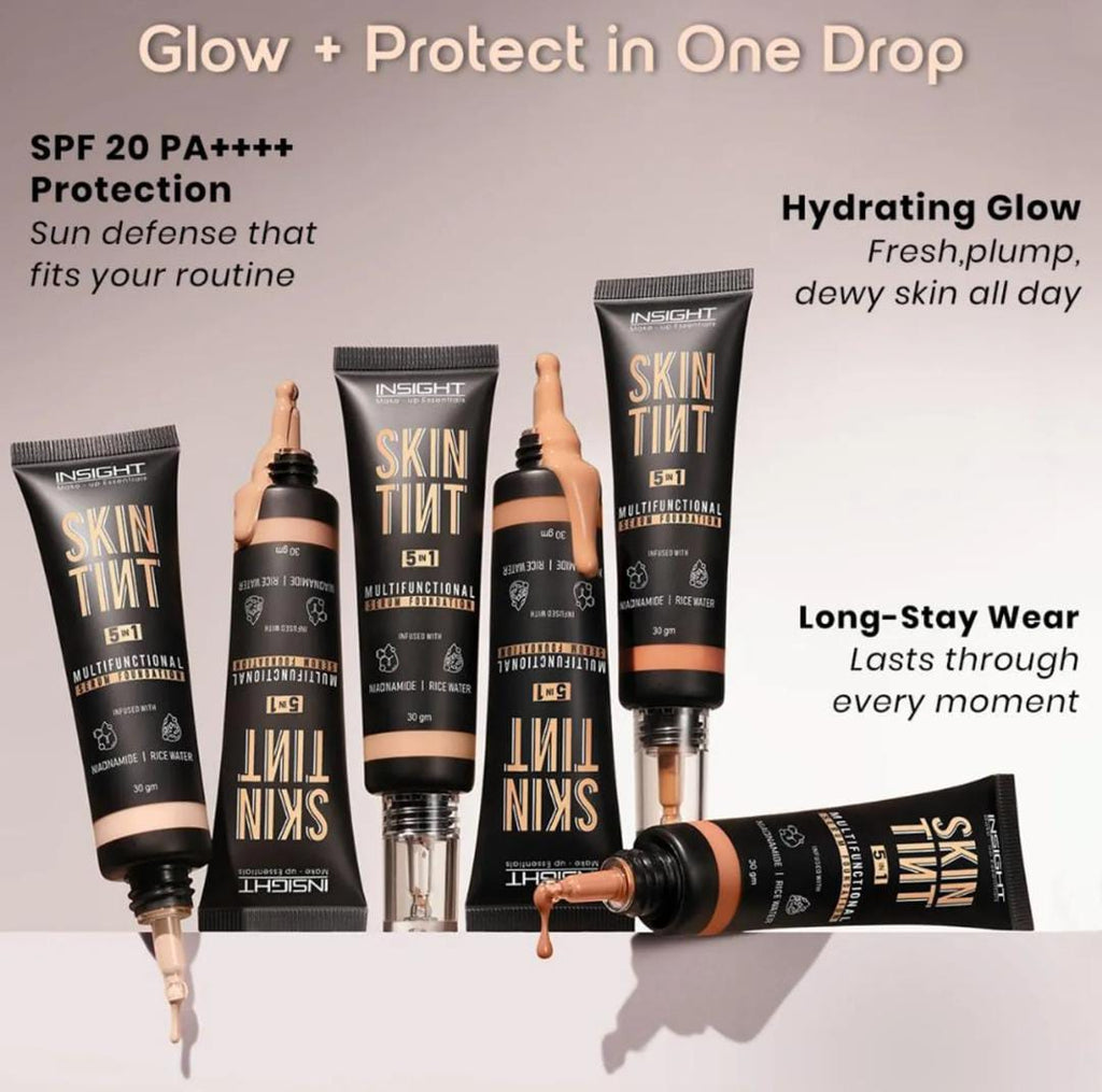 Insight Cosmetics. Skin Tint 5-in-1 Multifunctional Serum Foundation #219