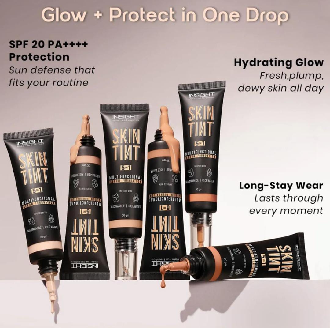 Insight Cosmetics. Skin Tint 5-in-1 Multifunctional Serum Foundation #219