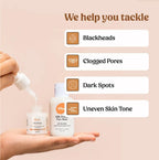 Face Brightening Kit. Milk Powder Face Wash & Milk Drops Brightening Serum. #227