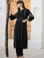 Embroidered Kurta Palazzo Set #233
