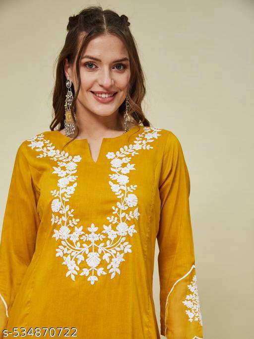 Aakarsha Silk Kurta Pant Set with Organza Dupatta #237