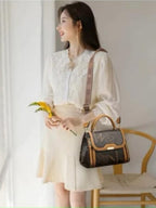 BATCAT Women Brown Satchel Sling Bag #206