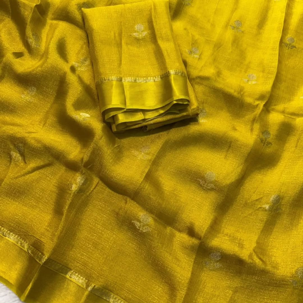 Pure Soft Viscose Khadi Silk Saree #212