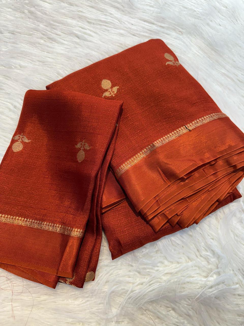 Pure Soft Viscose Khadi Silk Saree #212
